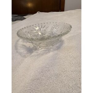 Vintage‎ Anchor  Hocking Early American  Prescut Star of David Candy/Relish Dish